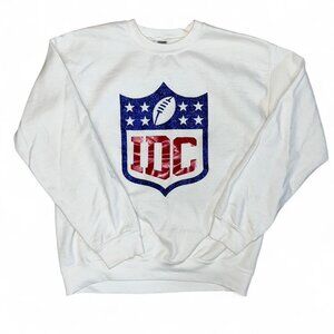 Gildan Women's White Sweatshirt